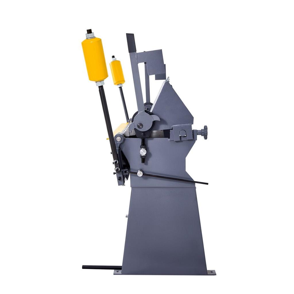 Box and Pan Brake, 1220 mm/48 inch Sheet Metal Bending Brake, 12-Gauge Mild Steel Capacity, 0-135 Degree Adjustable, Metal Bender Machine with 8