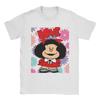 Vintage Mafalda With Swimsuit Tshirts For Unisex Unisex O Neck Pure Cotton T Shirt Mafalda Cartoon  Tee Shirt 4xl 5xl Tops