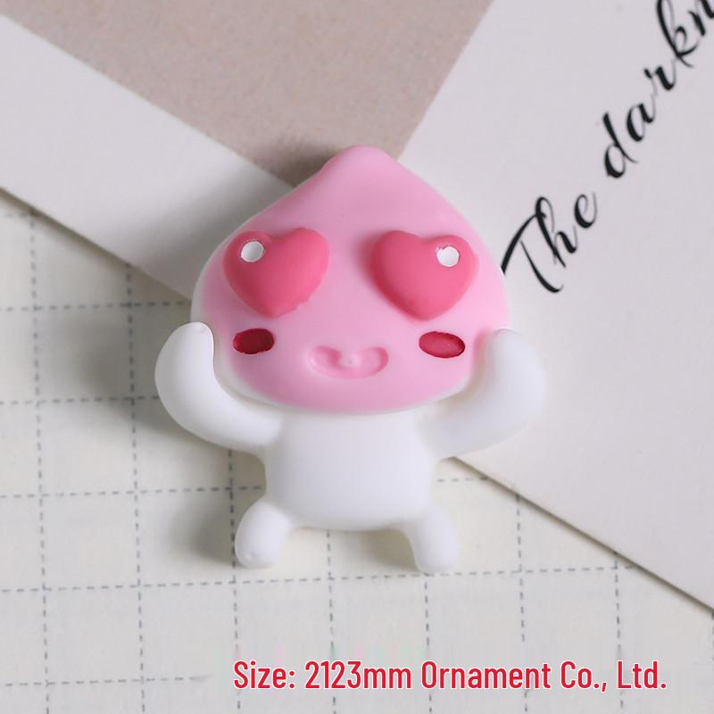Cute Peach Butt Resin Accessories: Phone Cases, Hair Clips, Headwear, Car Decor, Stickers