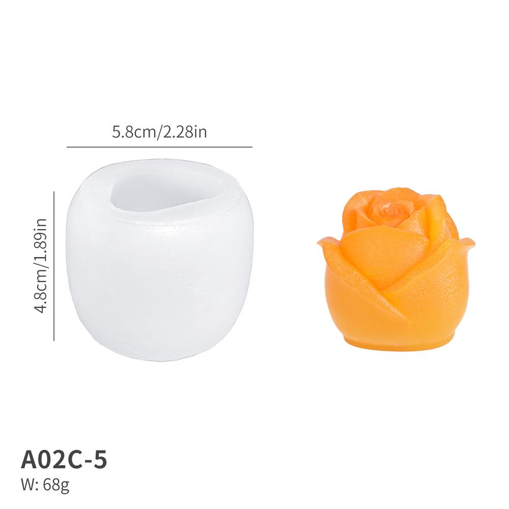 3D Floral Silicone Mold: 19 Flower Shapes for Fondant, Cake, and Candle DIY