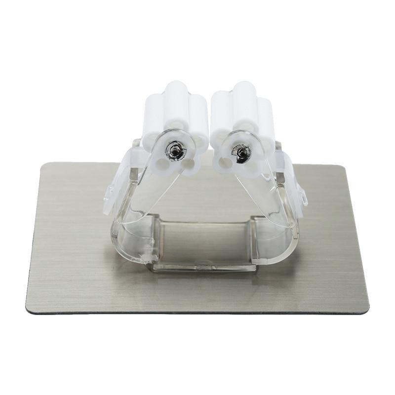 Suport pentru mop montat pe perete Organizator de bucătărie pentru baie Perie Umeraș pentru mătură Suport de depozitare Sine agățate Instrumente de curățare