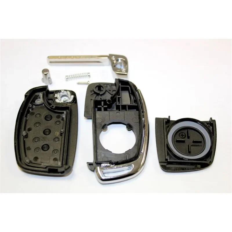 RFC 3 Button Flip Key Case Car Key Shell Case 3 Button Case for Hyundai I10 I20 I40 IX35 Santa Fe Remote FobGood Product