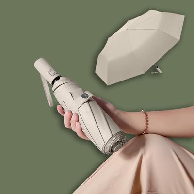 Paraguas Automático Femenino para Mujeres o Niñas Regalo El Sol Mini Kawaii Protección Plegable Pequeño Lluvia Lindo Resistente al Viento UV