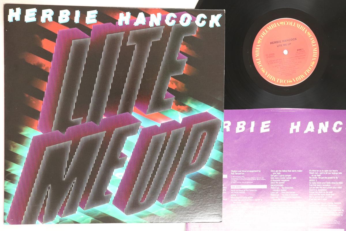 

LP Record HERBIE HANCOCK - Lite Me Up FC37928 COLUMBIA 1982 US Jazz Used