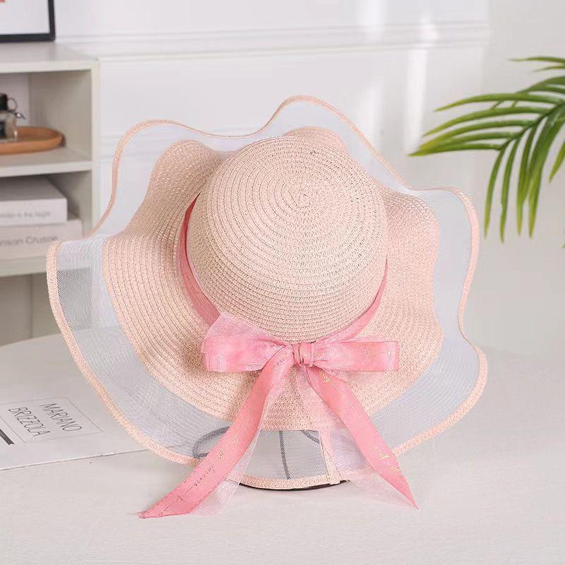 Foldable Women's Summer Straw Beach Sun Hat