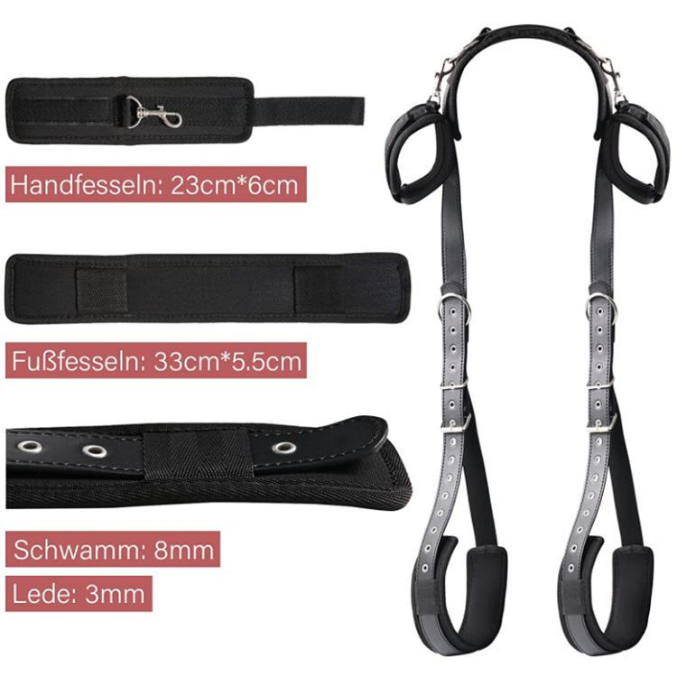 Leg Split Strap Restraint Set for Flirting and Bondage