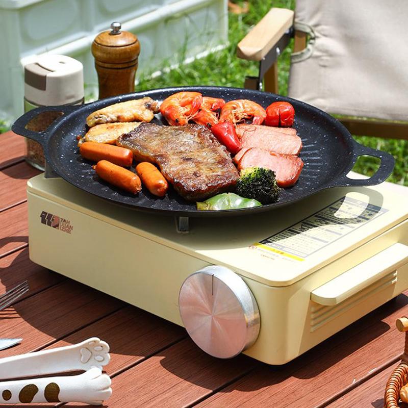 Nepřilnavá grilovací pánev pro indukční sporák - 28cm/32cm/34cm/38cm BBQ deska