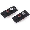 Chassis Socket RCA Plate Copper Core Audio RCA Plug RCA Terminal RCA Jack Connector Connecting Plug