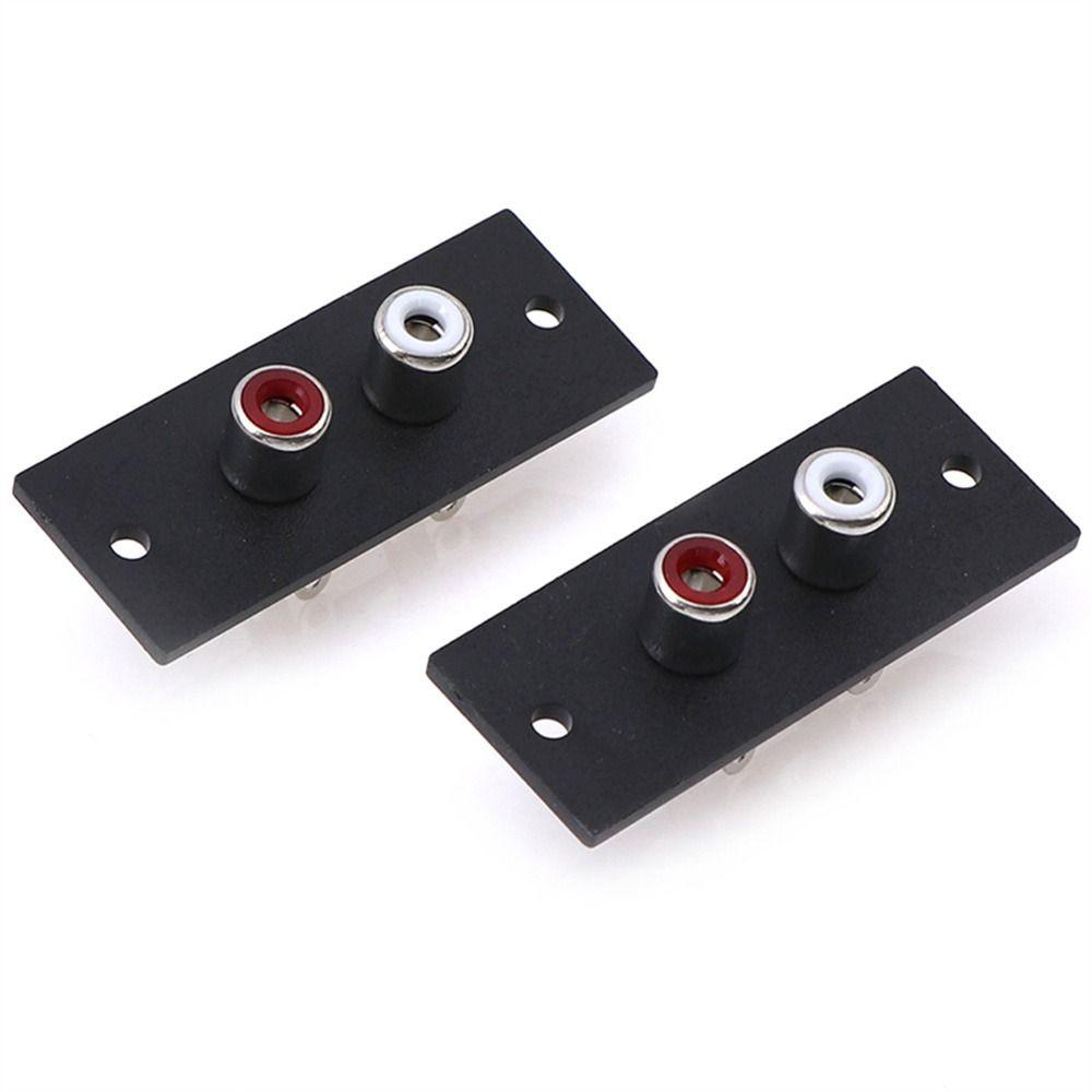 Chassis Socket RCA Plate Copper Core Audio RCA Plug RCA Terminal RCA Jack Connector Connecting Plug