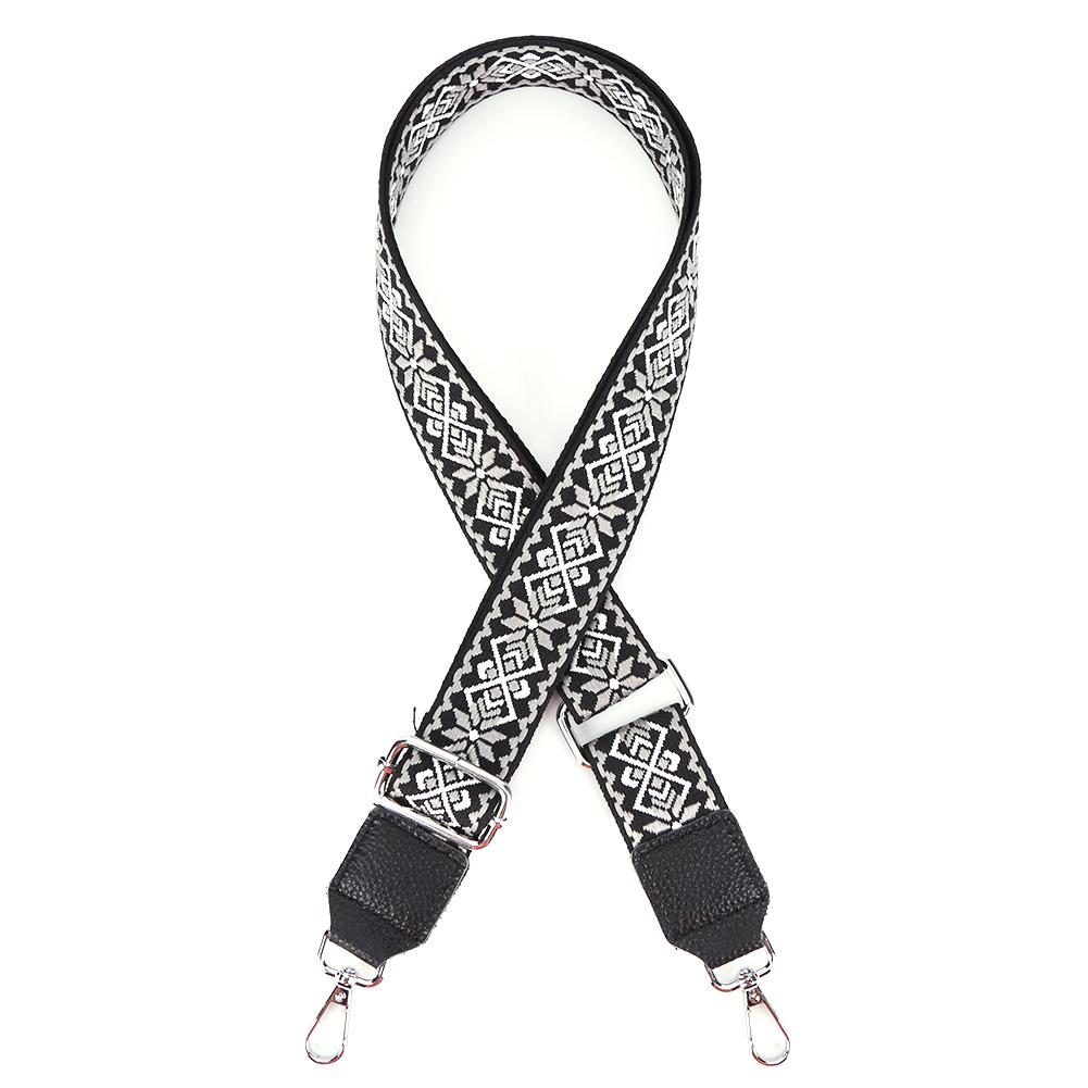 Popruh s boho vzorem Šířka ramenního popruhu 3,8 cm 360° otočný náhradní popruh na hlavu taška 80-140 cm Nastavitelná část tašky Příslušenství