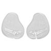 1 Pair Sandal Toe Protector Non Slip Abrasion Resistant Butterfly Pattern Gel Metatarsal Pad Forefoot Cushion Insert for Flip Flop