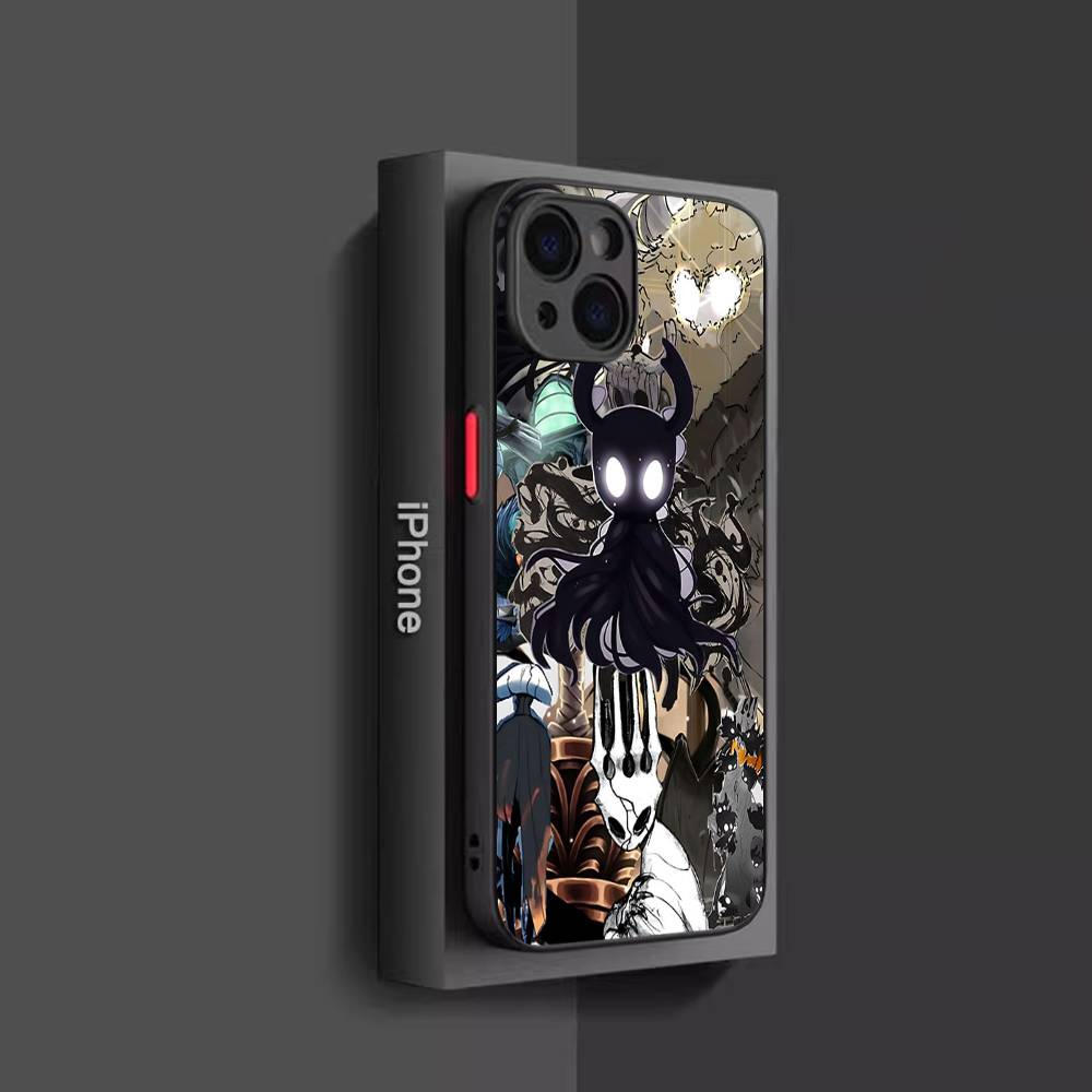 Game H-Hollow K-Knight Phone Case For IPhone 16 15 14 Plus 15 13 12 11 Pro Max X XS MAX Matte Cover