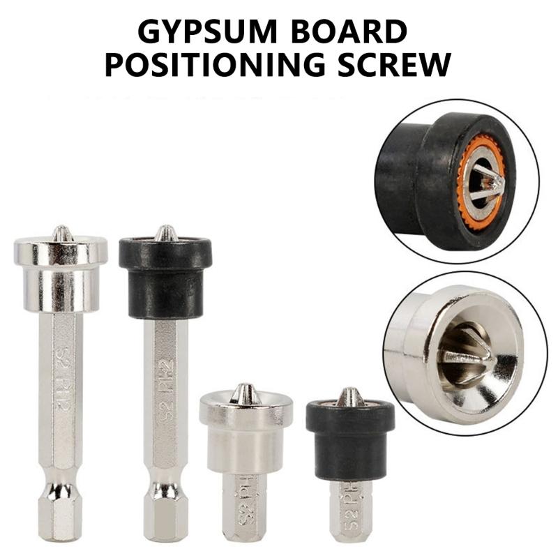 Gypsum Board Positioning Bit Magnetic Feature Provide Accurate Screw Depth Enhancing Construction Efficiency For Builder
