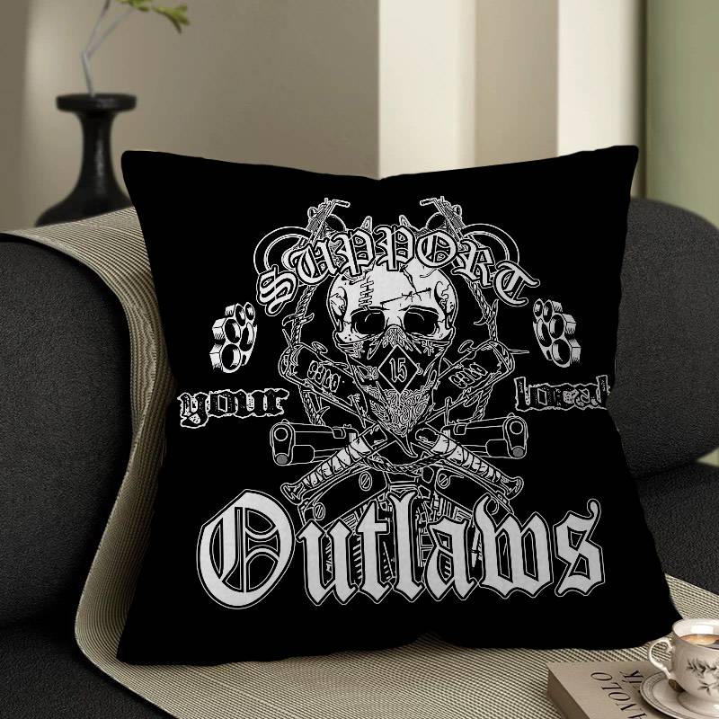 New MC Outlaws Pillowcases Home Bedding Decorative Pillow Cover Wedding Super Soft Pillow Case