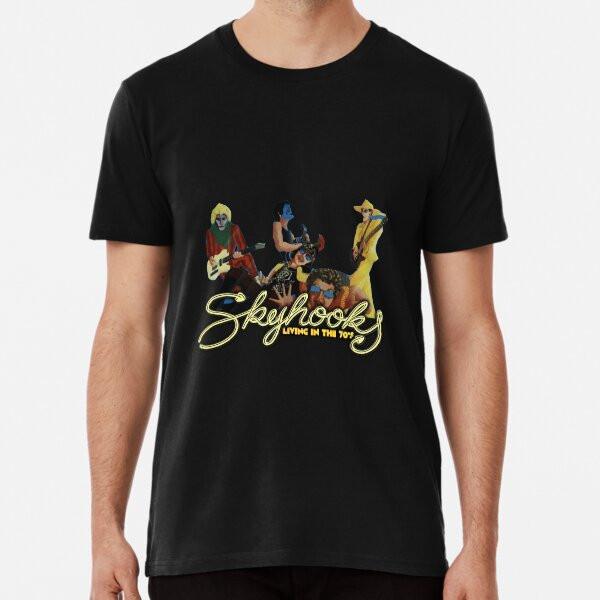 AusRock 101  Skyhooks Living In The 70#039;s TShirt Made in Australia Unisex T-Shirt XL