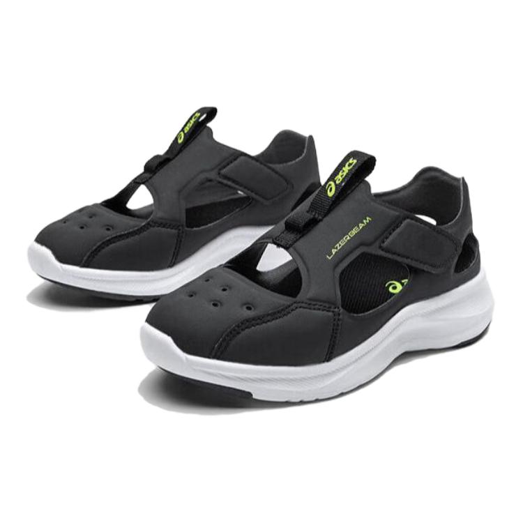 Asics Casual Versatile Kids Sandals Kids Sandals Black White 1154A162-002