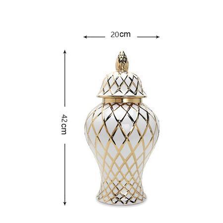 Large ceramic general jar home decoration vase ornaments porcelain vase tabletop decorations ceramic vase home decoration