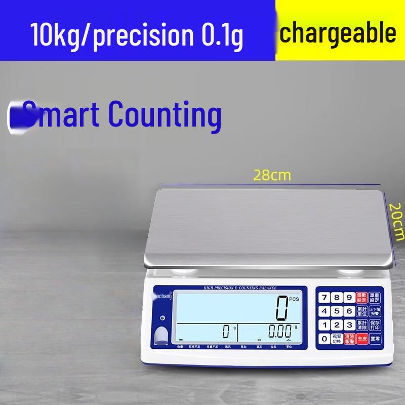 

Haozhan 10kg 0.1g Commercial Electronic Counting Scale (CN version)