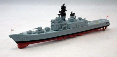 Japan Maritime Force DDH 143 Shirane Helicopter Destroyer Scale Model Self-Defense 1/900