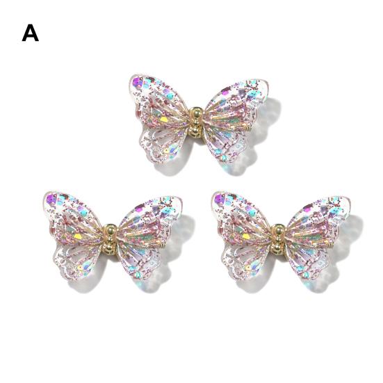 Stilvolle Nagel Ornamente Umweltfreundliche Charmante Glänzende Visuelle Wirkung