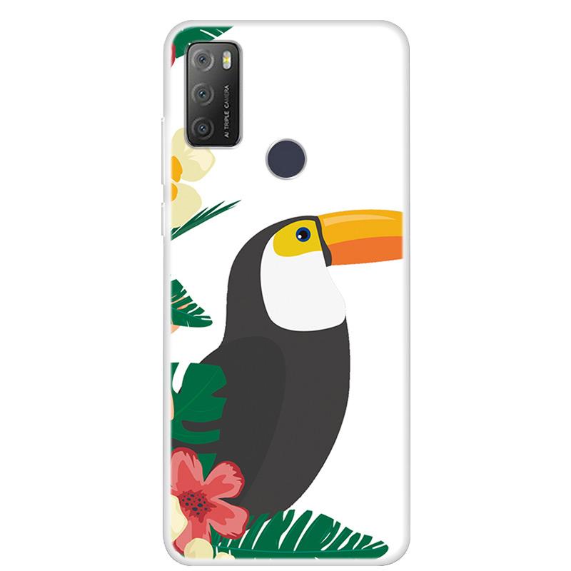 Pro Alcatel 1S 2021 Case Luxusní silikonový TPU měkký kryt na telefon pro Alcatel 1S 2020 Nárazuvzdorný roztomilý TPU nárazník Fundas Coque