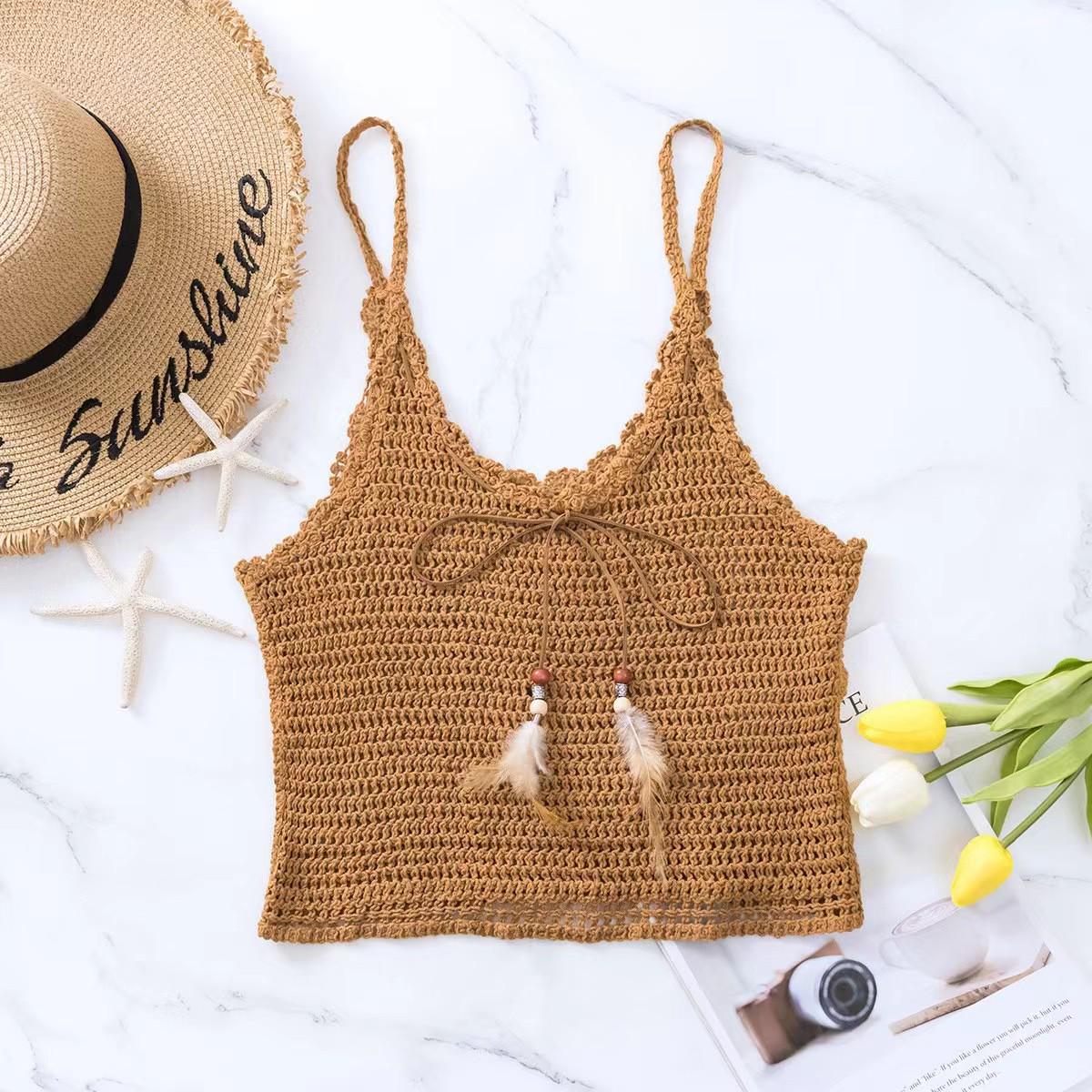 

Высококачественный однотонный женский купальник-накидка с завязками One Size