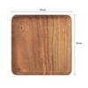 Square Wood Plate Serving Tray Appetizer Cake Dessert Plate Wooden Tray Snack Dish Hotel Restaurant Food Tray Japanese Tableware