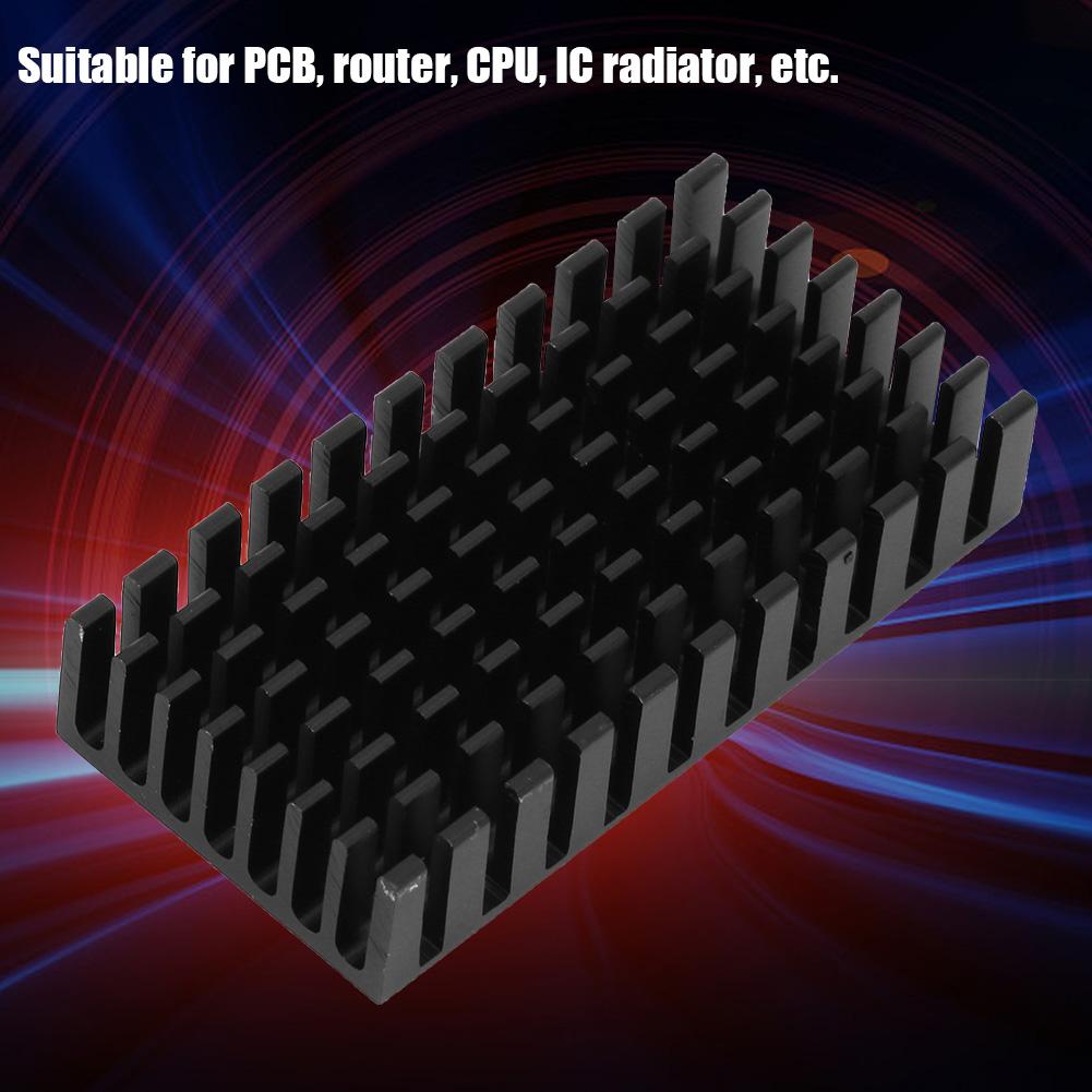 5ks P25*10*50-B Hliníkový chladič chladiče pro elektronický čip CPU 50*25*10mm
