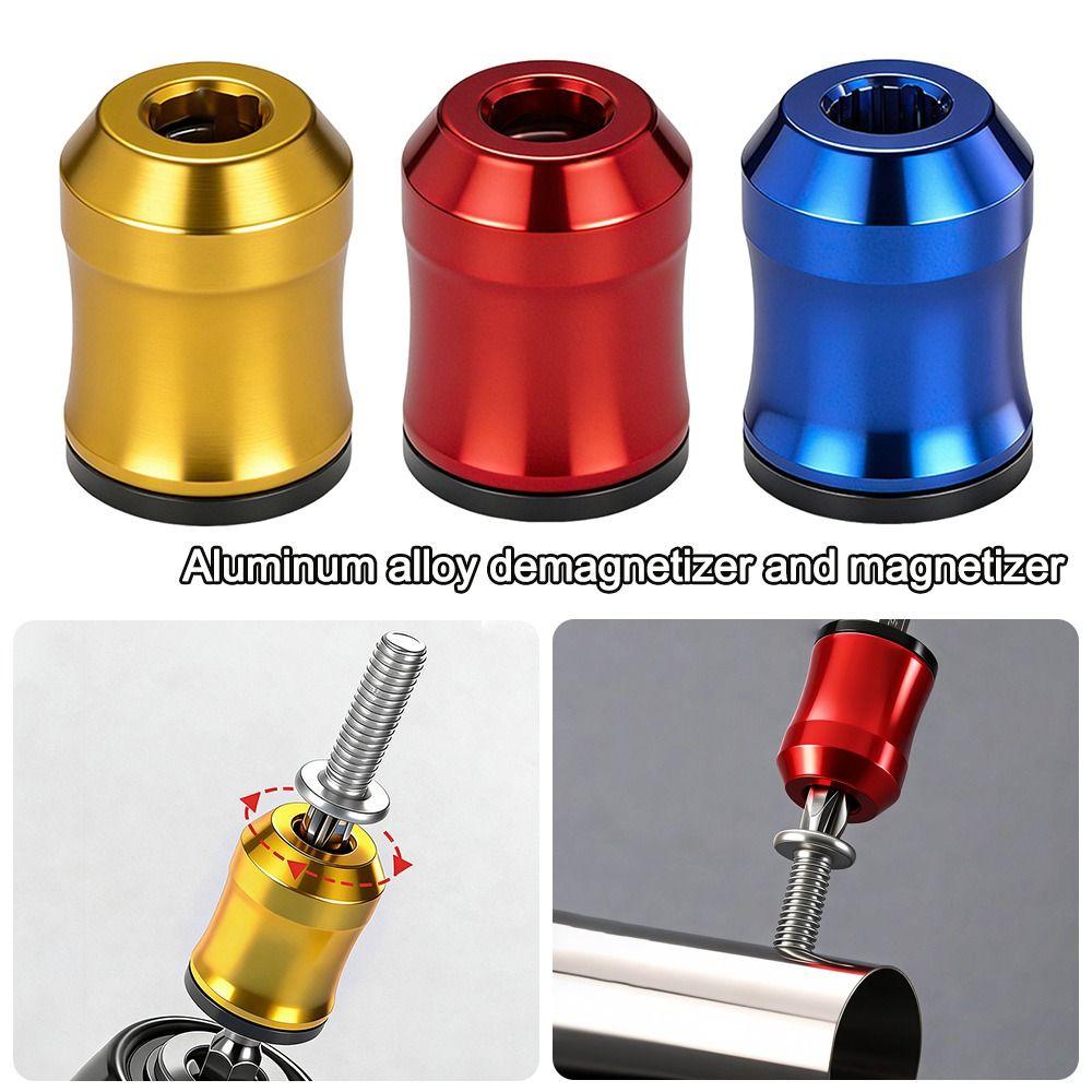 Multifunctional Demagnetizer and Magnetizer Portable Screwdriver Bits Gifts Magnetic Ring