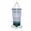 Telescopic Hanging Bird Feeder Transparent Plastic Bird Water Dispenser Large Capacity Hummingbird Feeder Outdoor Decoration