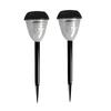 2Pcs Solar Pathway Outdoor Garden Waterproof Yard Lights Solar Powered Lights IP65 Lights