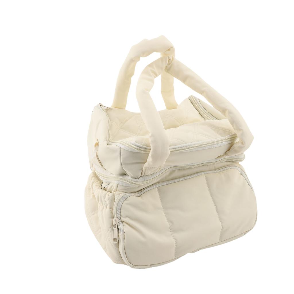 Double Deck Insulated Lunch Box Quilted Lkproof Reusable Large Lunch Cool  For Work Picnic Travel Ml Prep