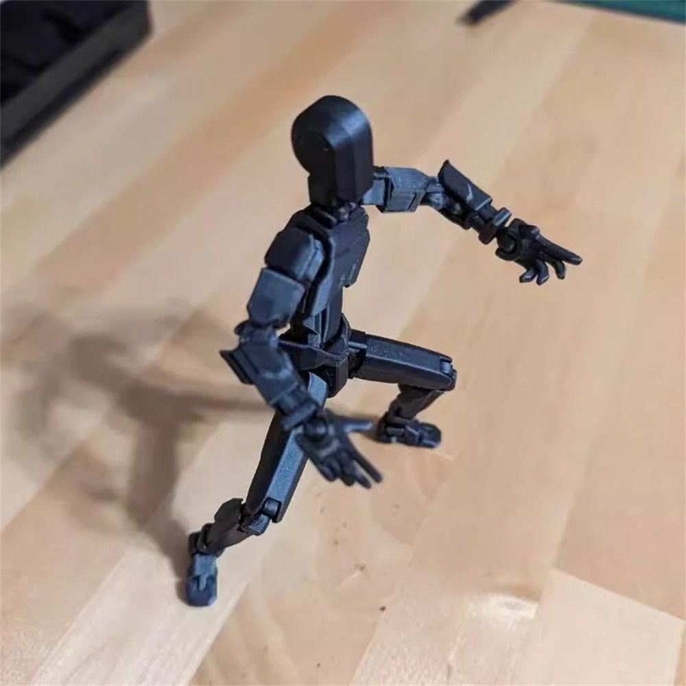 Figures Toys 3D Printed Mannequin Model Doll Shapeshift Robot Movable Robot  Parent-children