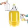 5L DAME IM KORB MIT DECKEL Krug, Ballonglas, Ballonglas für Wein, Wodka
