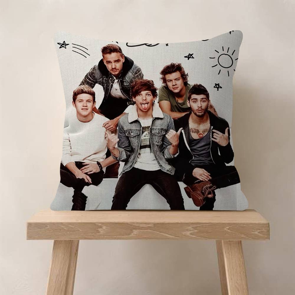 Band One D-Direction Maple Design Cushion Cover Happy Autumn Harvest Decor Holiday Decorati Pillow Cover