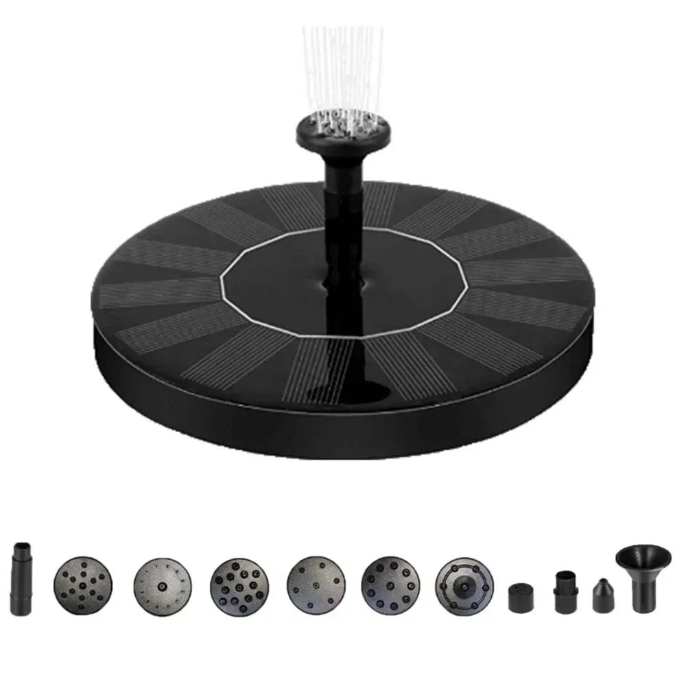 13/16cm Solar Fountain Floating Pump Water Feature Garden Pool Pond For Bird Bath/fish Tank/small Pond Outdoor Garden-Decor