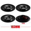 4pcs Car 68/183MM Floating Wheel Center Cap Hub Covers Badge For Kia Rio Picanto Sportage Niro Morning Ceed ProCeed Optima KN K2 QU2