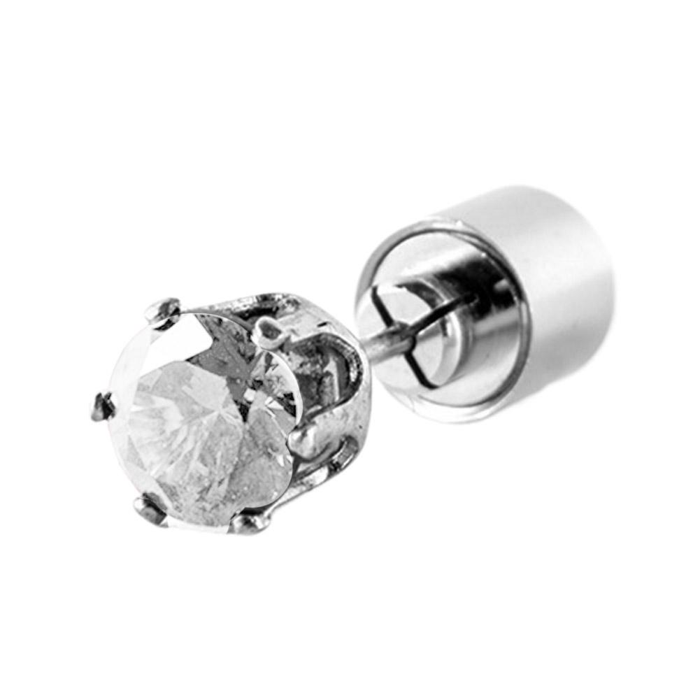 Светодиодные светящиеся серьги, мигающие, из нержавеющей стали, пусеты, меняющие цвет, светящиеся пусеты, подарок на Хэллоуин, Рождество