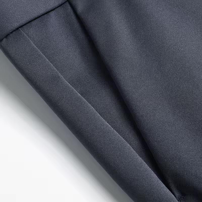 Calças de Verão Masculinas Finas Retas Elásticas Casuais com Tecido Sem Marca Sem Passar Sensação Sedosa e Fresca