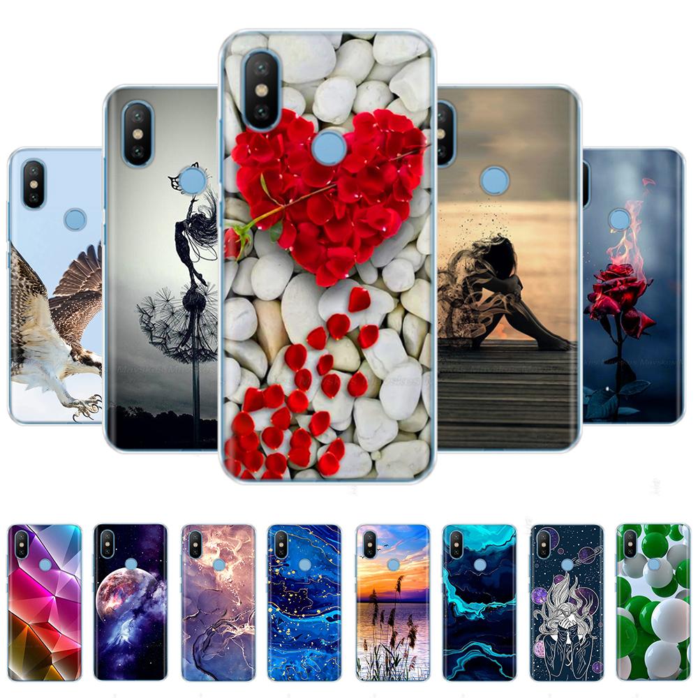 For Xiaomi Mi A2 Case Cover for Xiaomi Mi A2 Lite Transparent TPU Silicone Phone Case on Xiomi MiA2 MiA Mi A 2 lite Fundas Coque