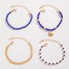 Bohemian Style Rice Bead Shell Multi-layer Bracelet Ethnic Wind Cord Woven Bracelet Four-piece Set