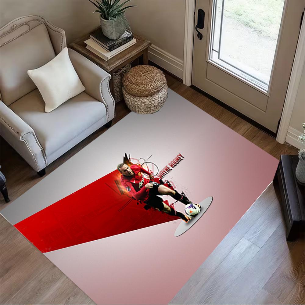 Ronaldo's Ac Milan Moment Carpet Suitable for Playrooms Bedrooms Dining Room Decorate Room Anti-slip Rug Decorate Offices Spiritual Gift