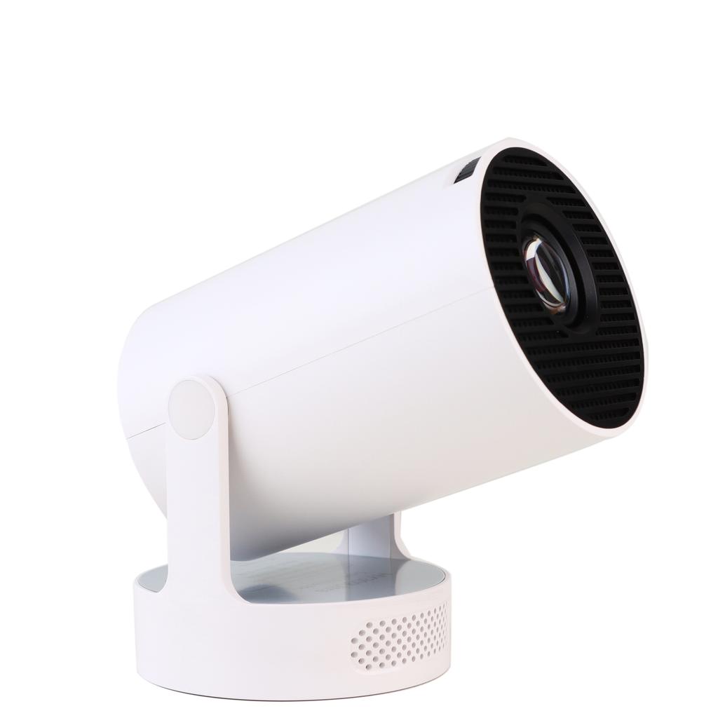 HY300 Pro+ 180° Free Projection Screen Mirror 170 Lumens 4K LED Projector Small Size for Home Theater Android 14 Operating