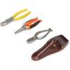 Tourbon Leather Garden Pruning Scissors Sheath Shears Pliers Tools Holster Pliers Pouch Holder for Belt