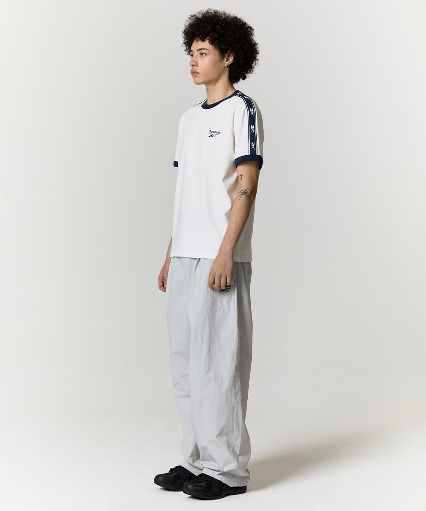 REEBOK Wide Parachute Pants - Light Grey