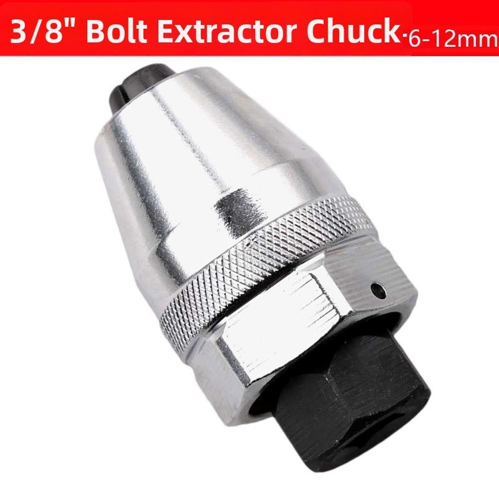 3/8 Inch Damaged Bolt And Stud Extractor 6-12mm Broken Screw Nut Remover For Automotive Repair Power Tool Accessories