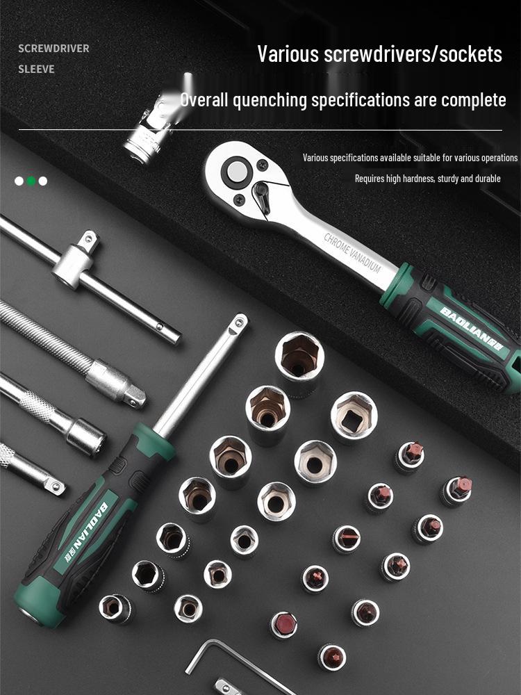 Baolian Industriequalität Kraftsparender Steckschlüssel-Satz - Kfz-Reparaturwerkzeugsatz