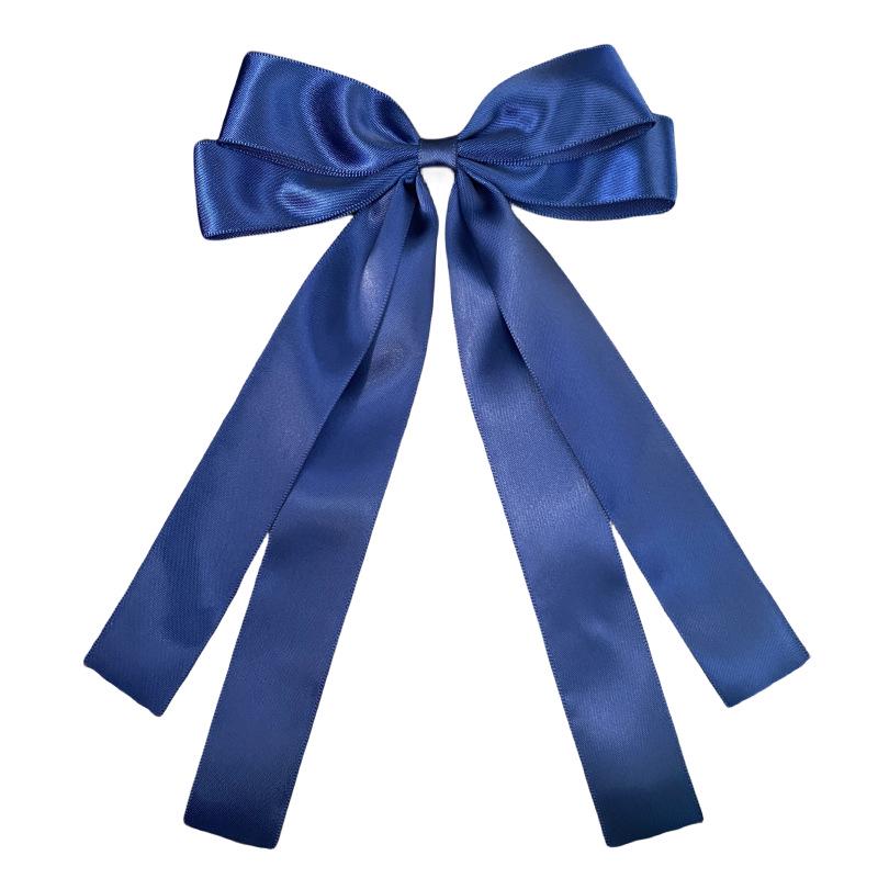 Euro-Korean Double Bow Ribbon Hair Clip - Versatile, Elegant Princess Headwear