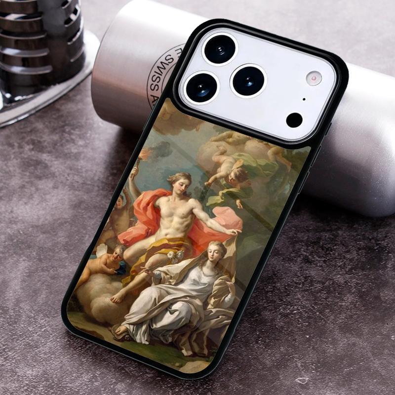 

Renaissance art Painting Phone Case for iPhone 17 16 15 Pro Max Air 14 13 12 11 Plus Shockproof Capa Cover iPhone 16 Pro