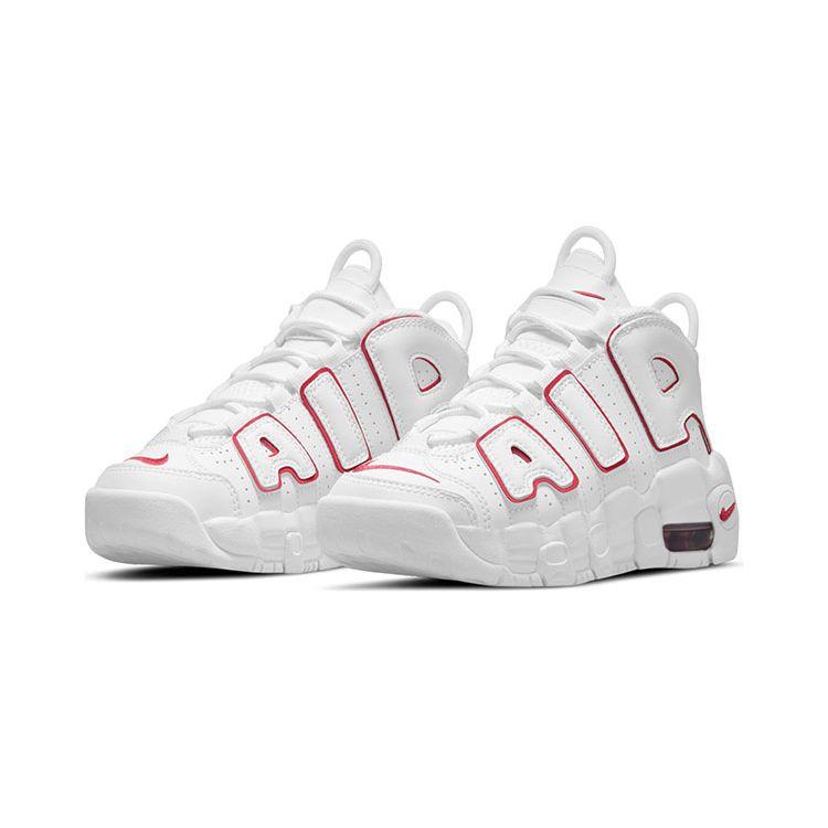 Nike Air More Uptempo PS White Varsity Red 2021 Kids Sneakers DJ5989-100